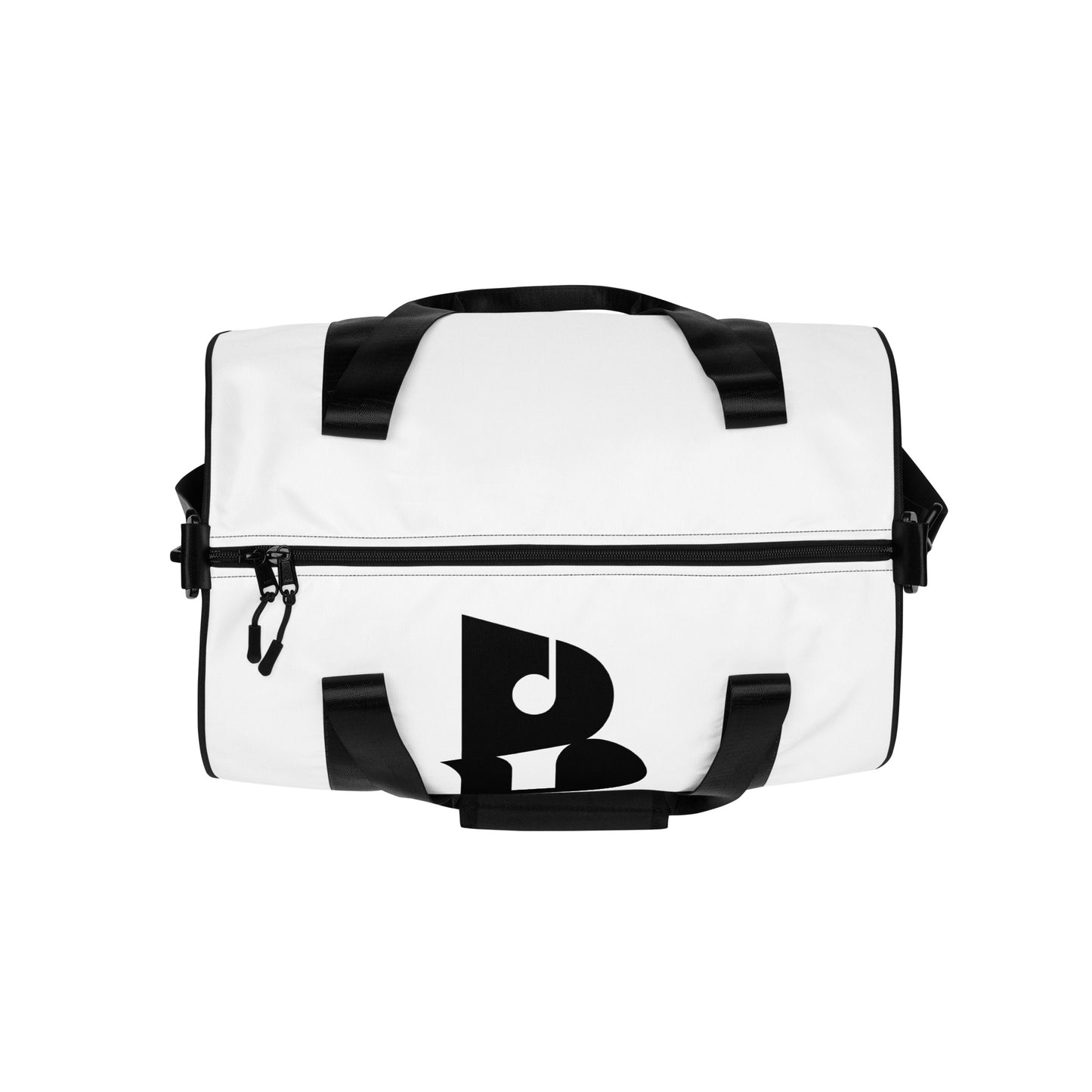 IzyBeats logo print gym bag