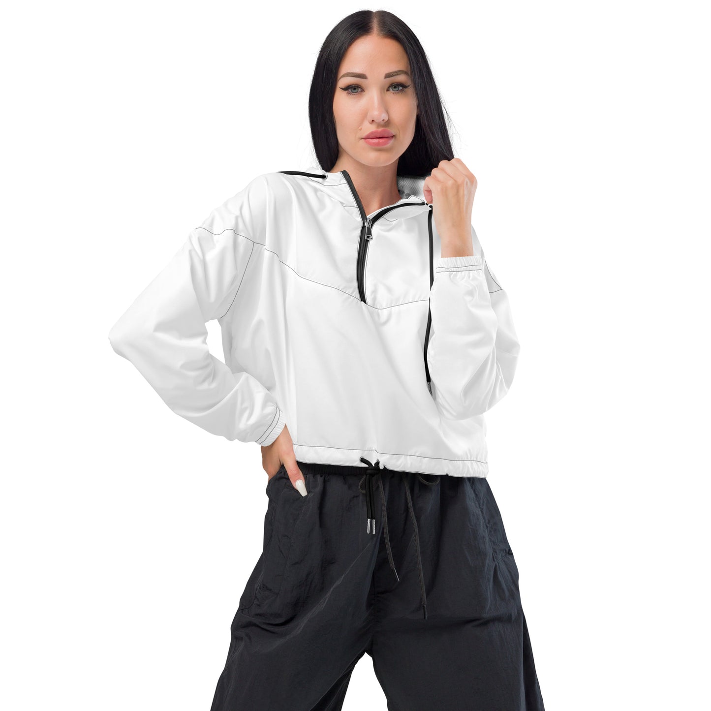 Women’s “Don’t Sleep”  cropped windbreaker