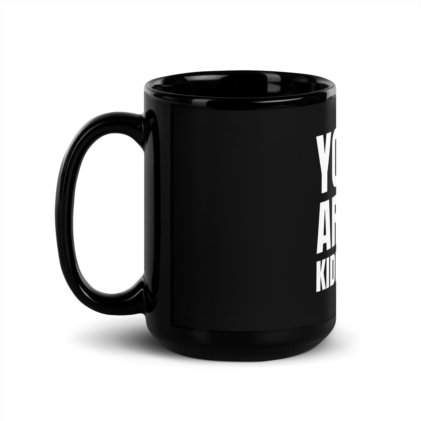Black “Yo, Izy!” Glossy Mug