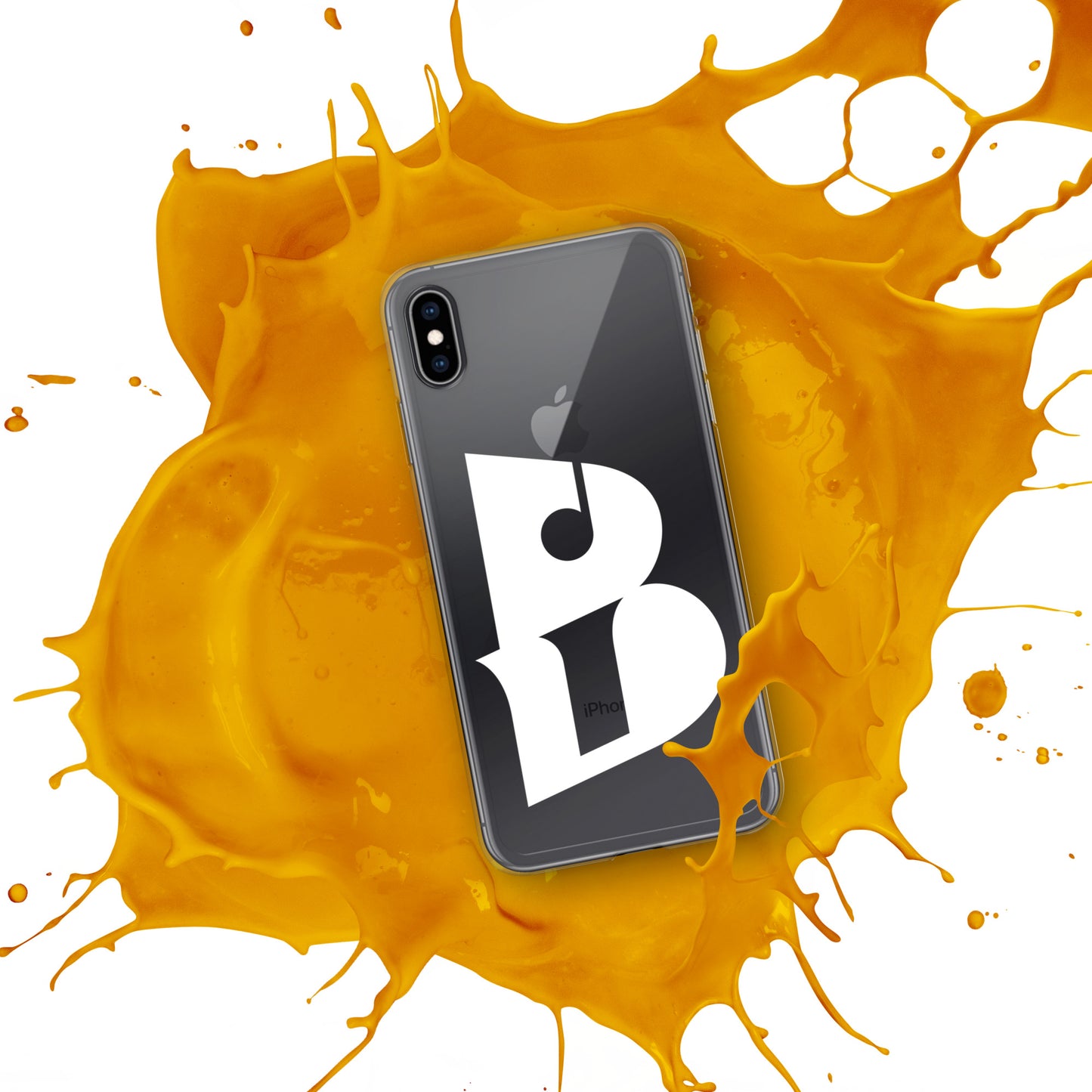 Clear Izy Beats Logo Case for iPhone®