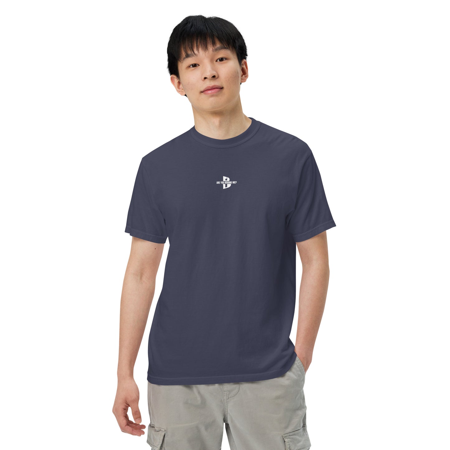 Men’s “Are You Kidding Me?” garment-dyed heavyweight t-shirt
