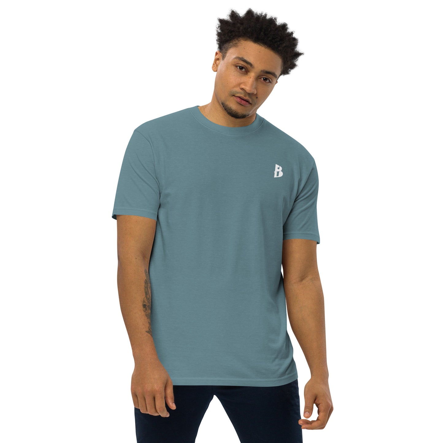 Men’s IzyBeats Logo premium heavyweight tee