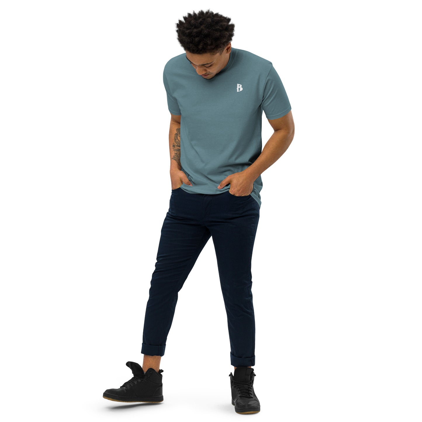 Men’s IzyBeats Logo premium heavyweight tee