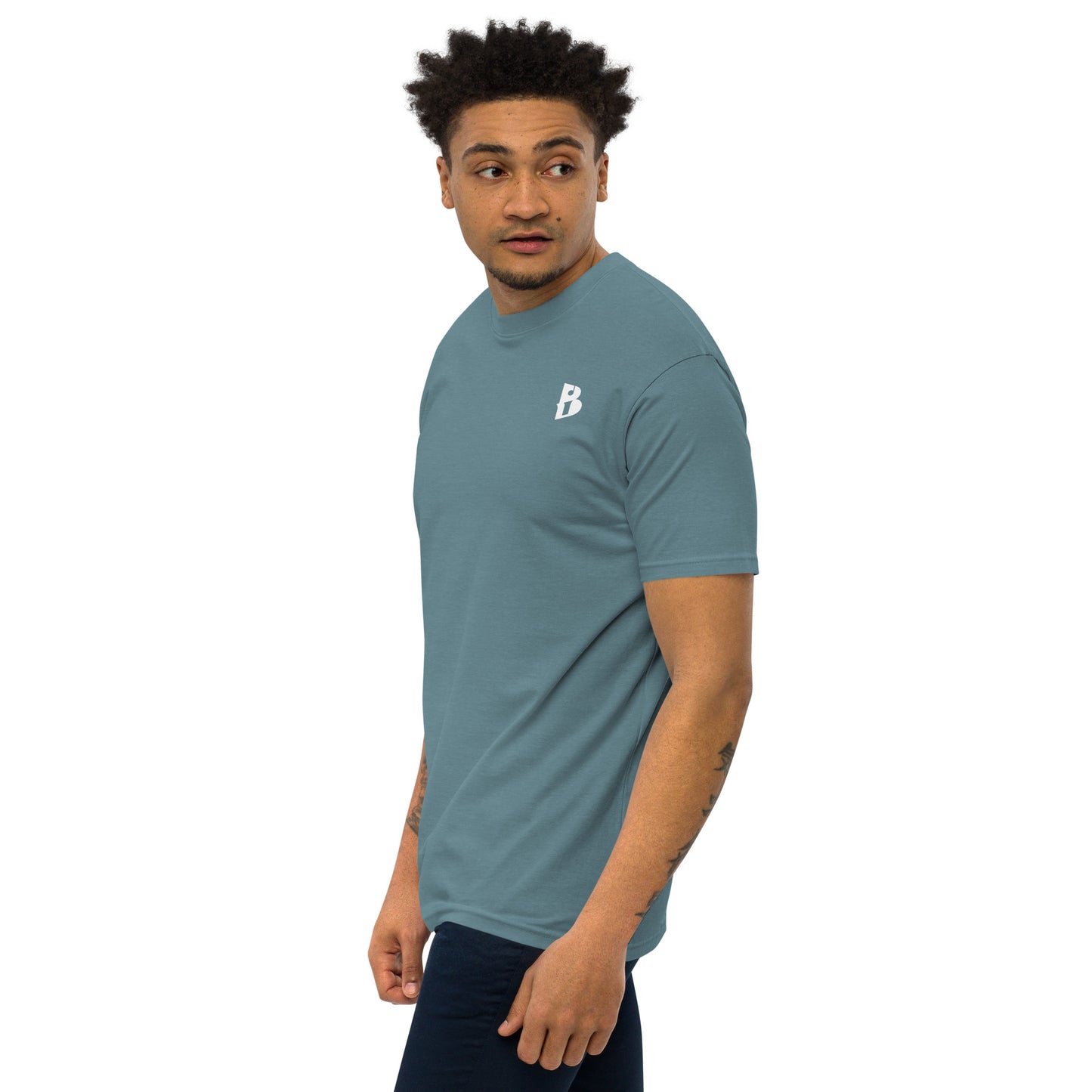 Men’s IzyBeats Logo premium heavyweight tee