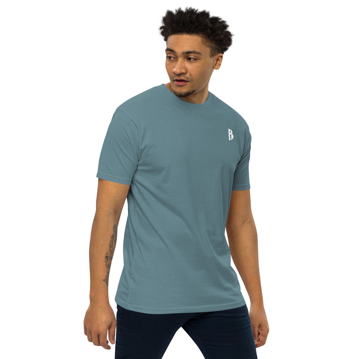 Men’s IzyBeats Logo premium heavyweight tee