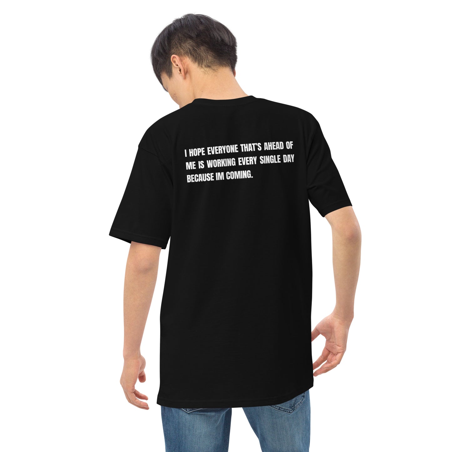 Men’s “I hope they’re working” premium heavyweight tee