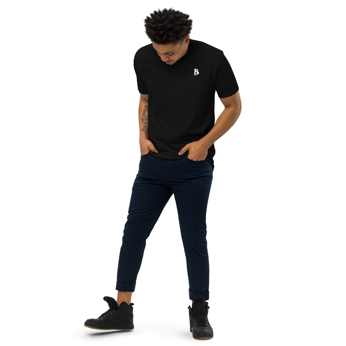 Men’s IzyBeats Logo premium heavyweight tee