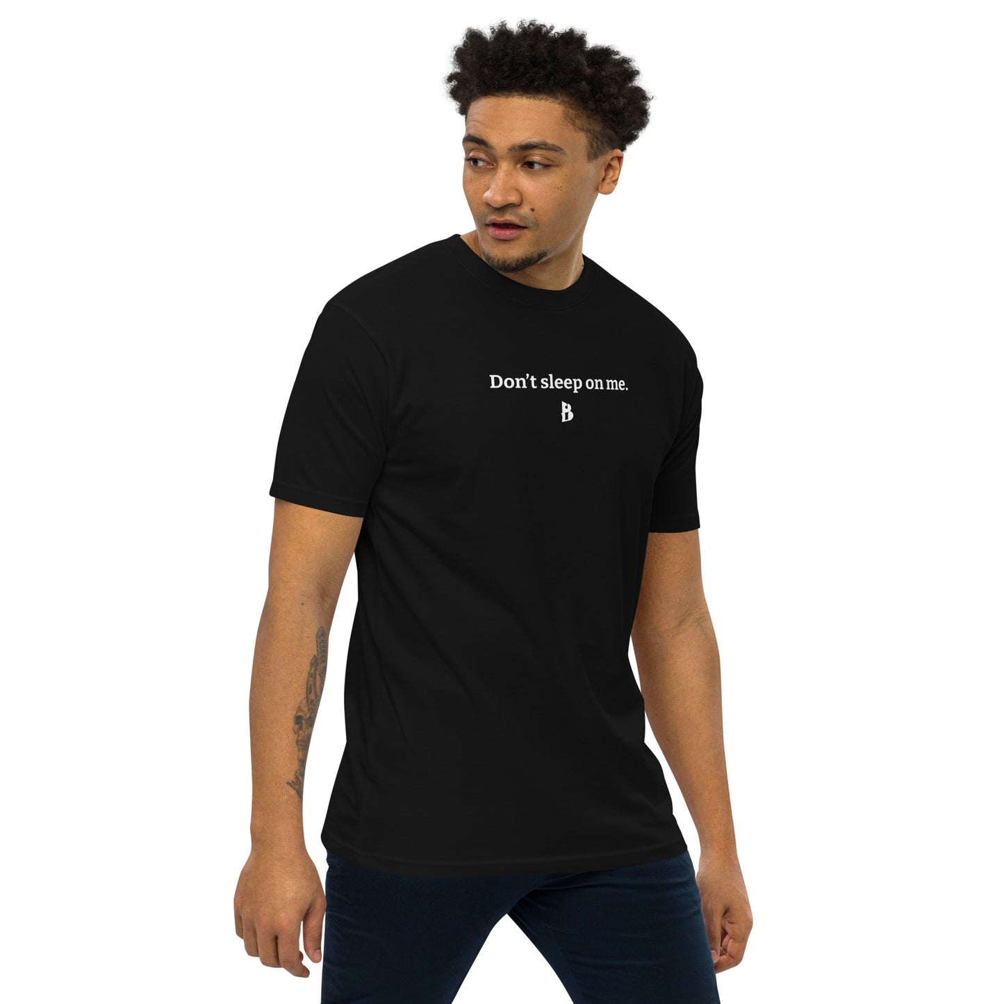 Men’s “Don’t Sleep On Me” premium heavyweight tee