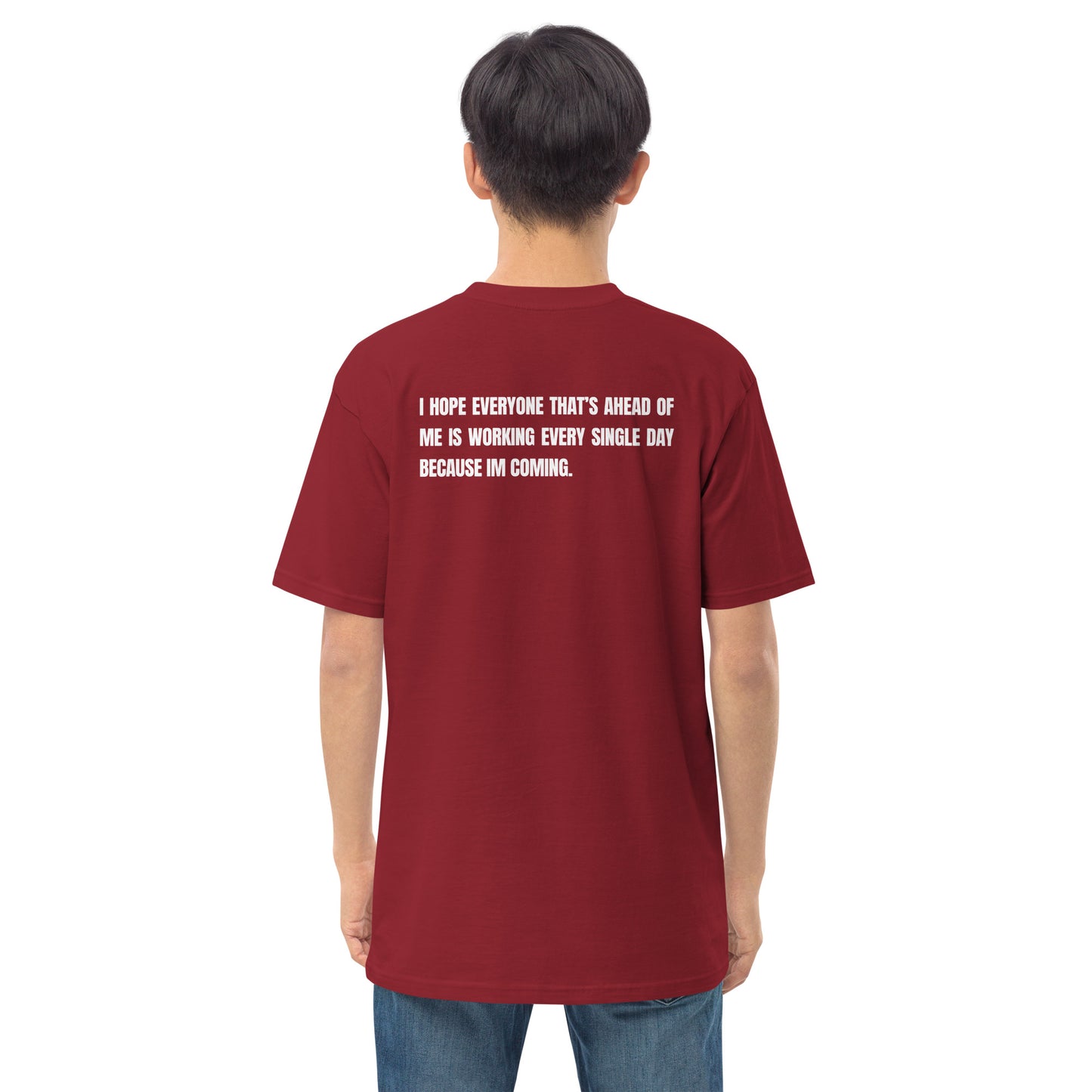 Men’s “I hope they’re working” premium heavyweight tee