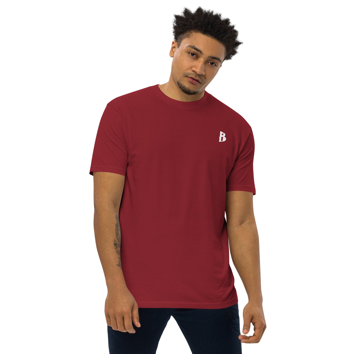 Men’s IzyBeats Logo premium heavyweight tee