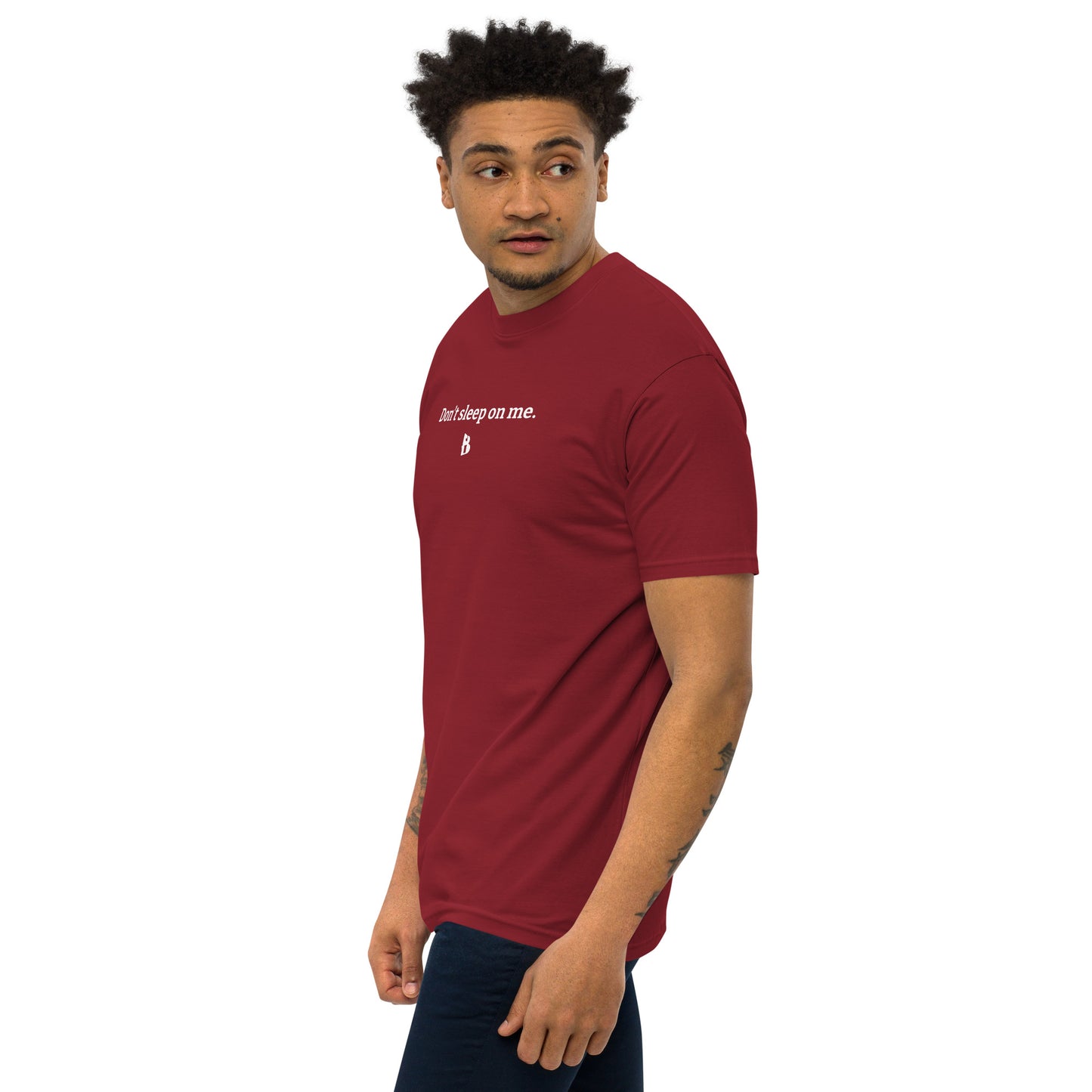 Men’s “Don’t Sleep On Me” premium heavyweight tee