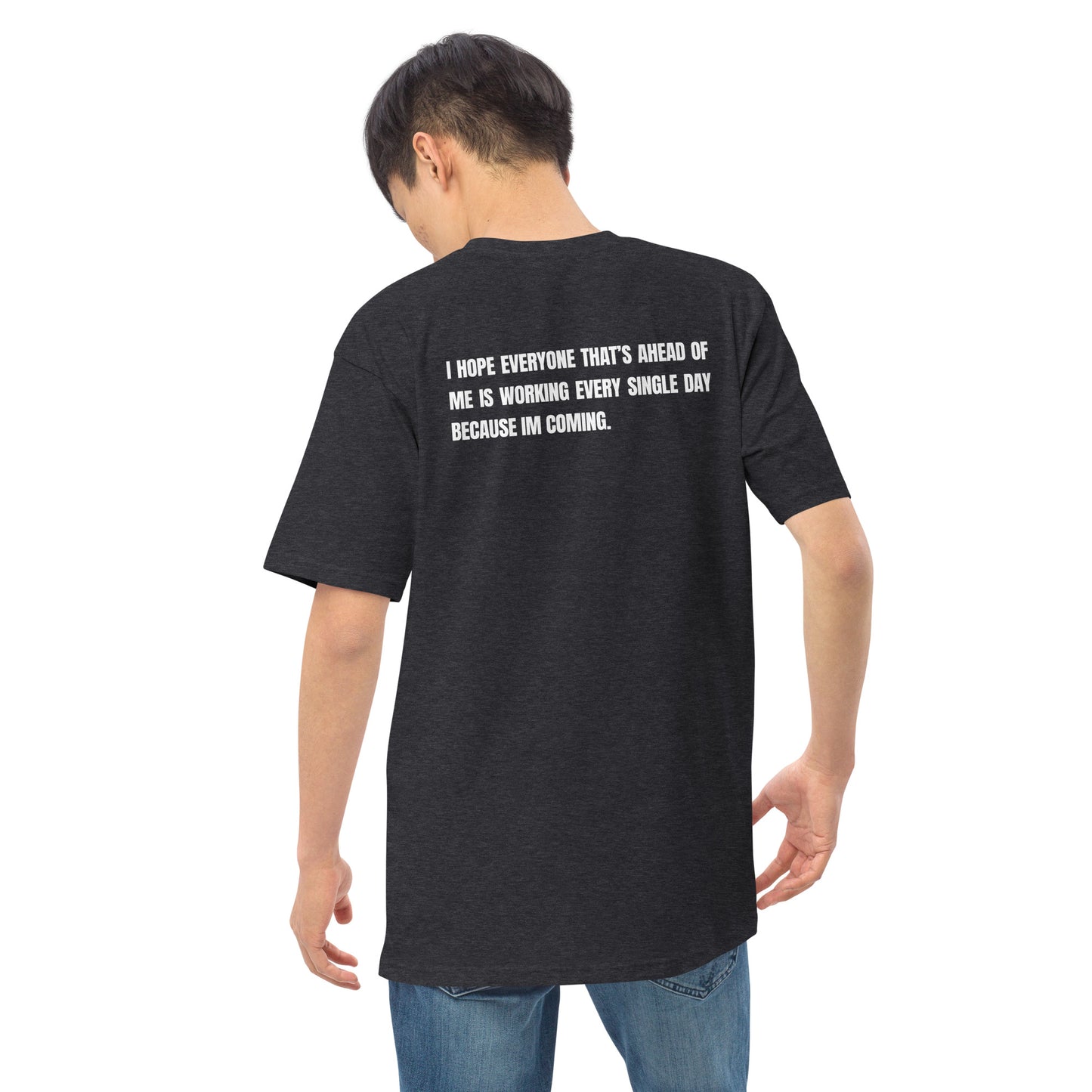 Men’s “I hope they’re working” premium heavyweight tee