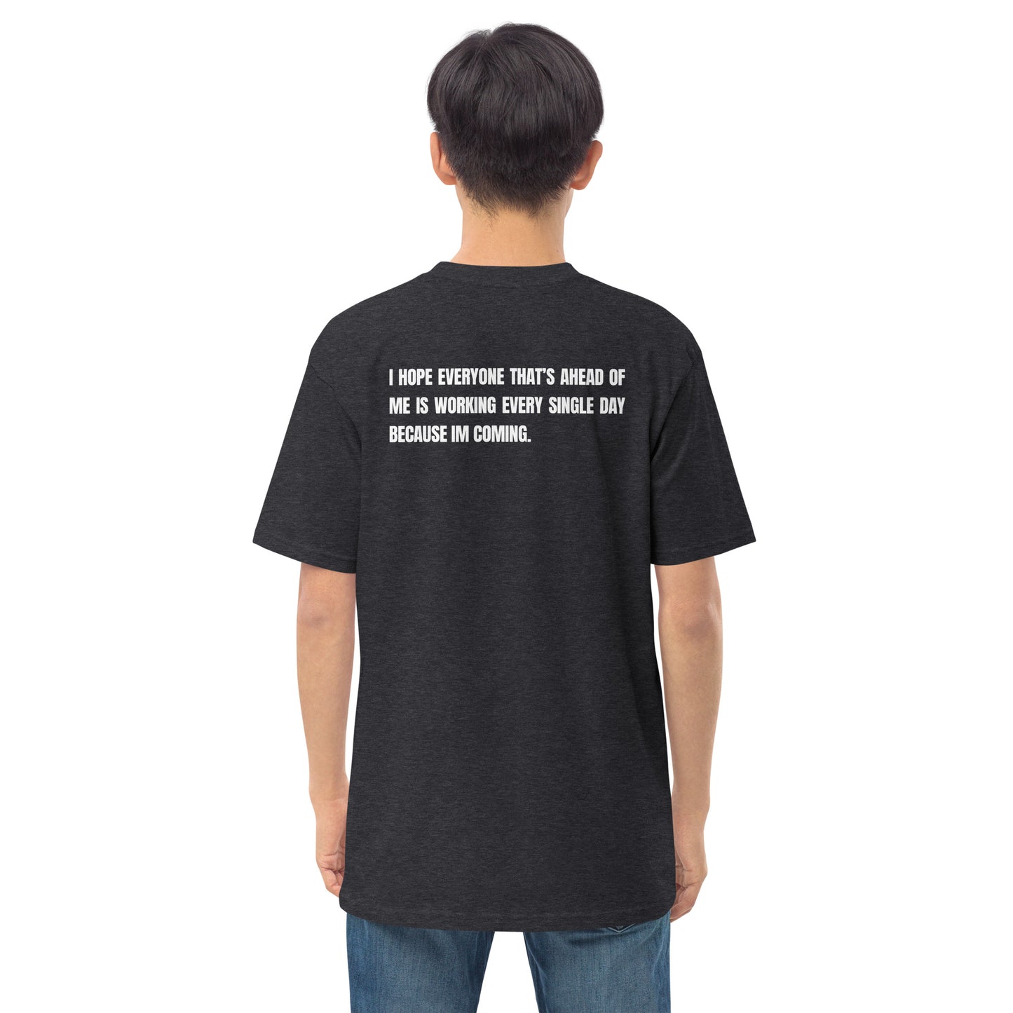 Men’s “I hope they’re working” premium heavyweight tee