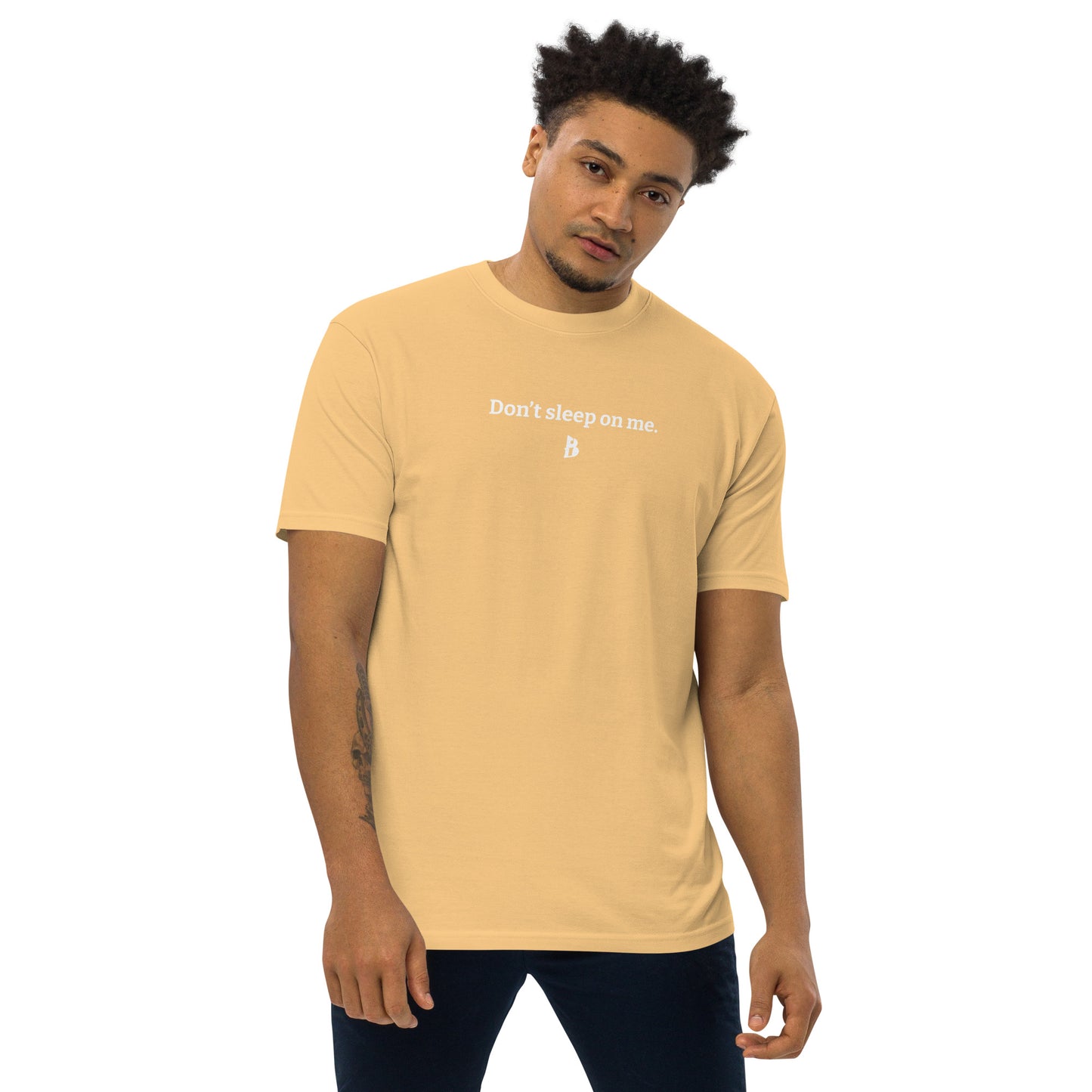 Men’s “Don’t Sleep On Me” premium heavyweight tee
