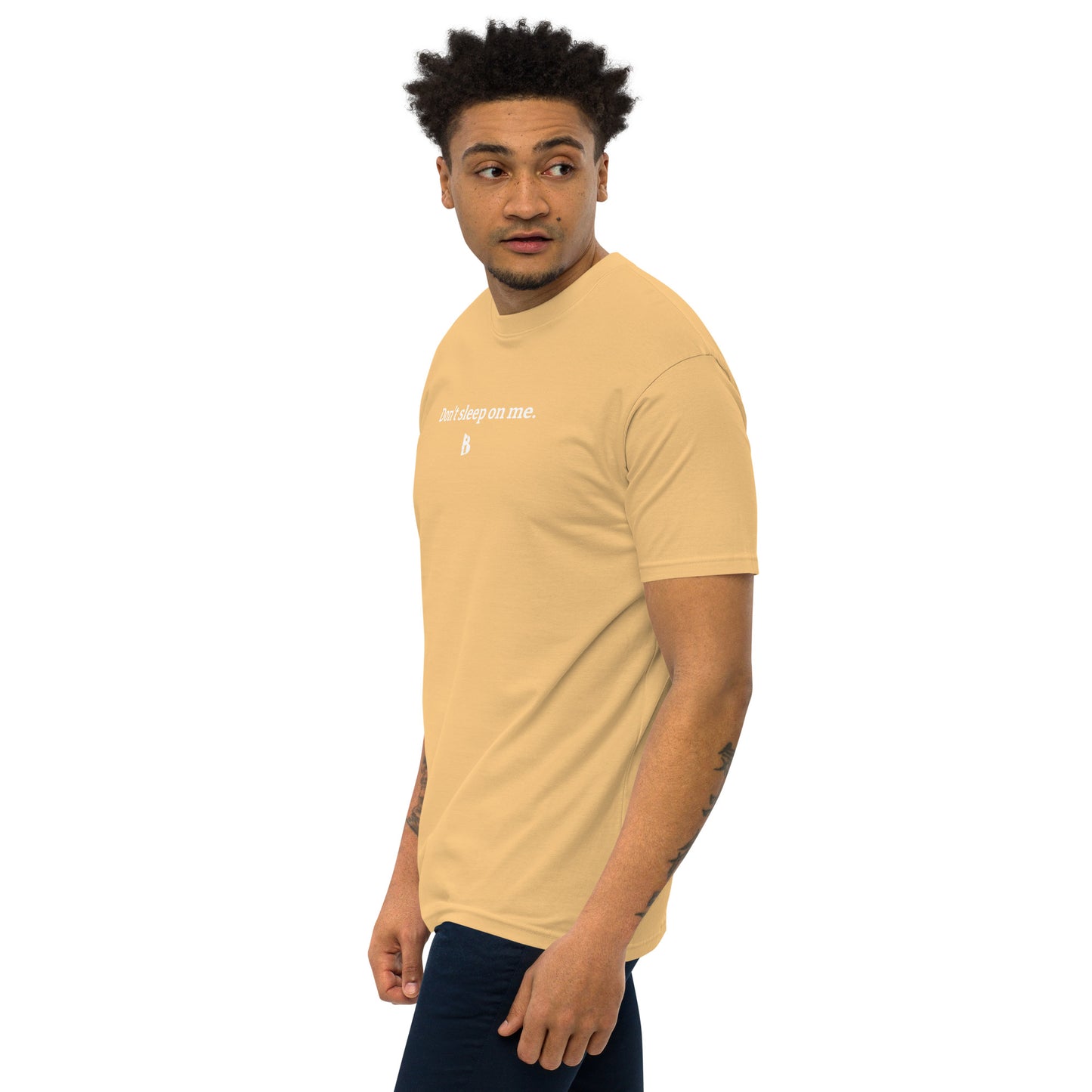 Men’s “Don’t Sleep On Me” premium heavyweight tee