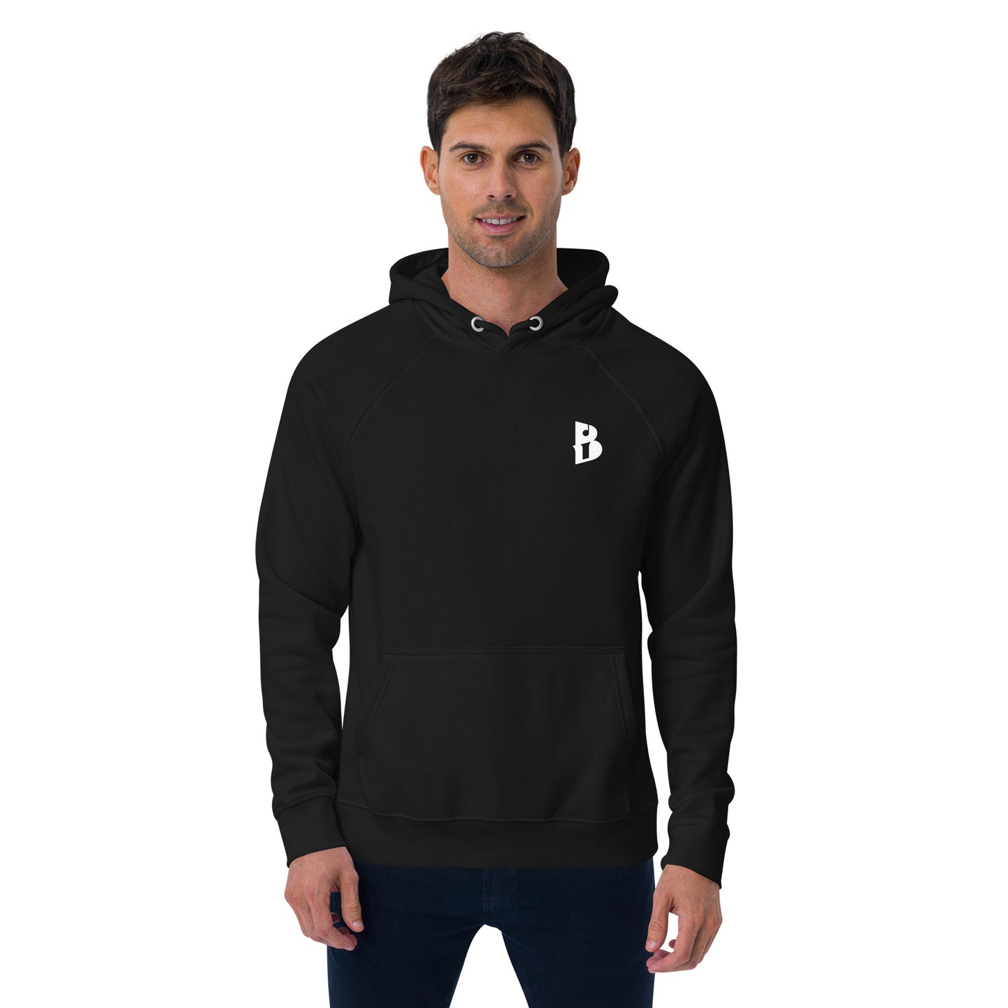 Unisex “Yo,Izy!” eco raglan hoodie