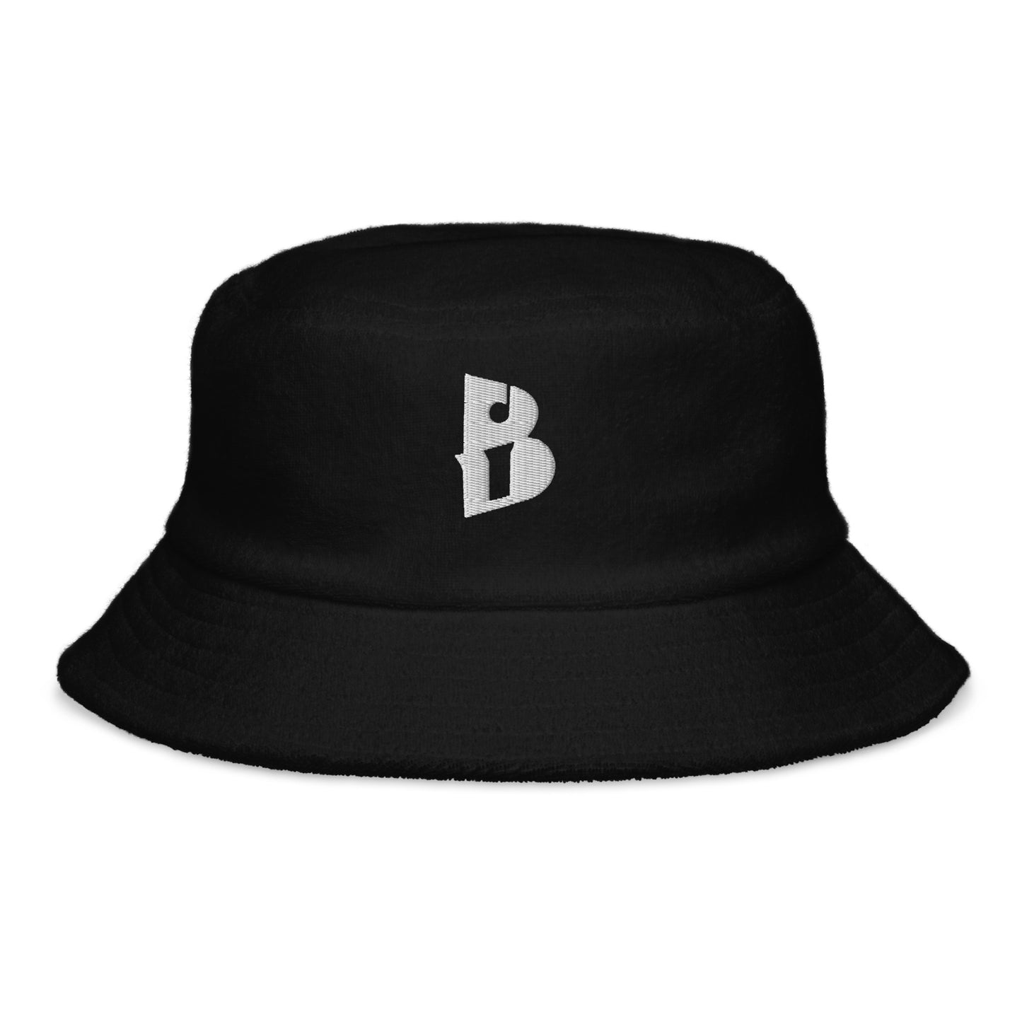 Unstructured terry cloth bucket hat