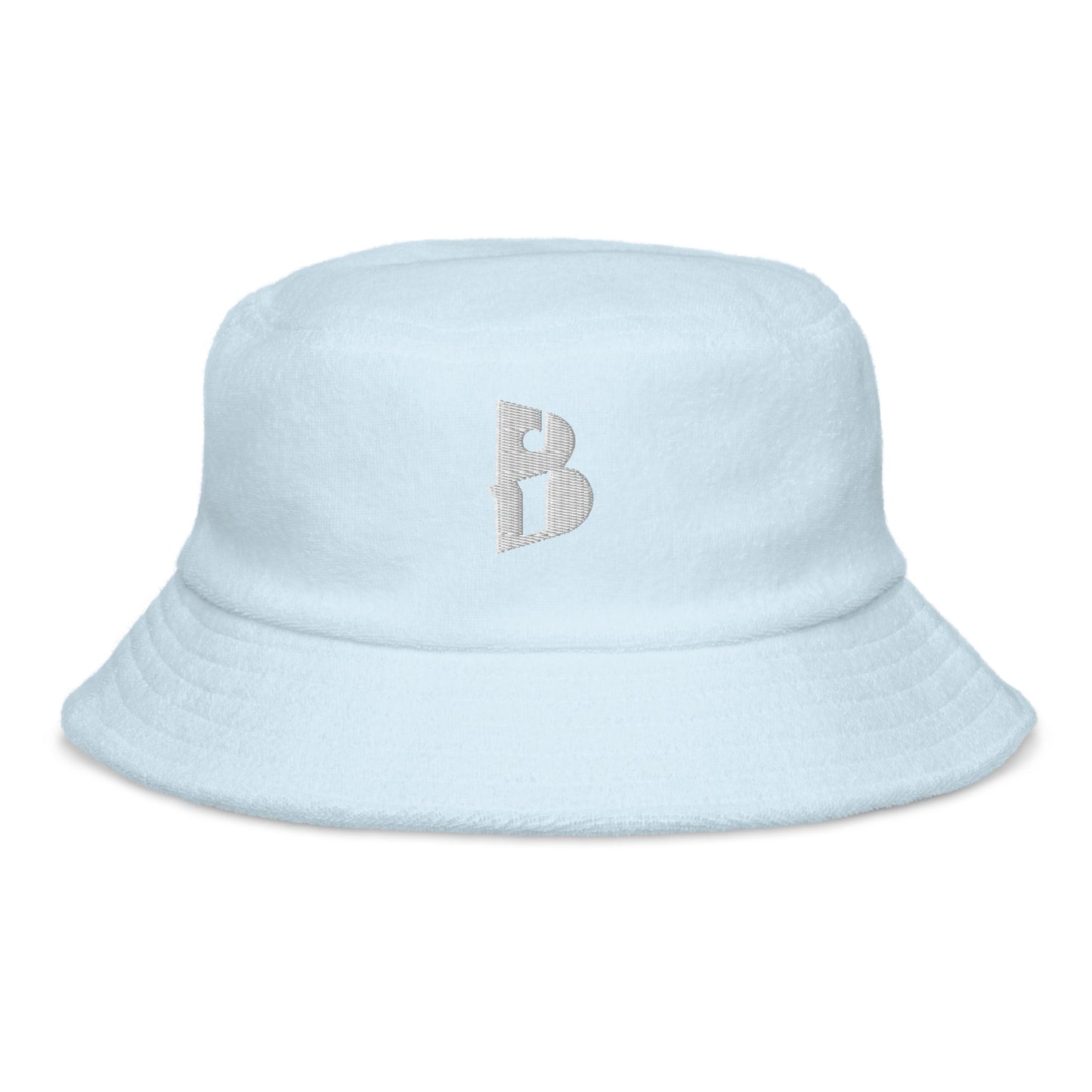 Unstructured terry cloth bucket hat