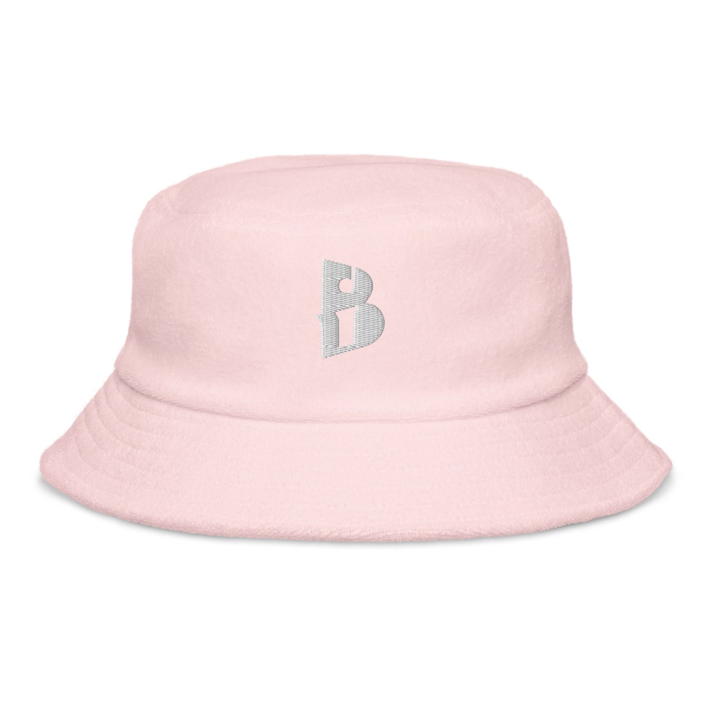 Unstructured terry cloth bucket hat