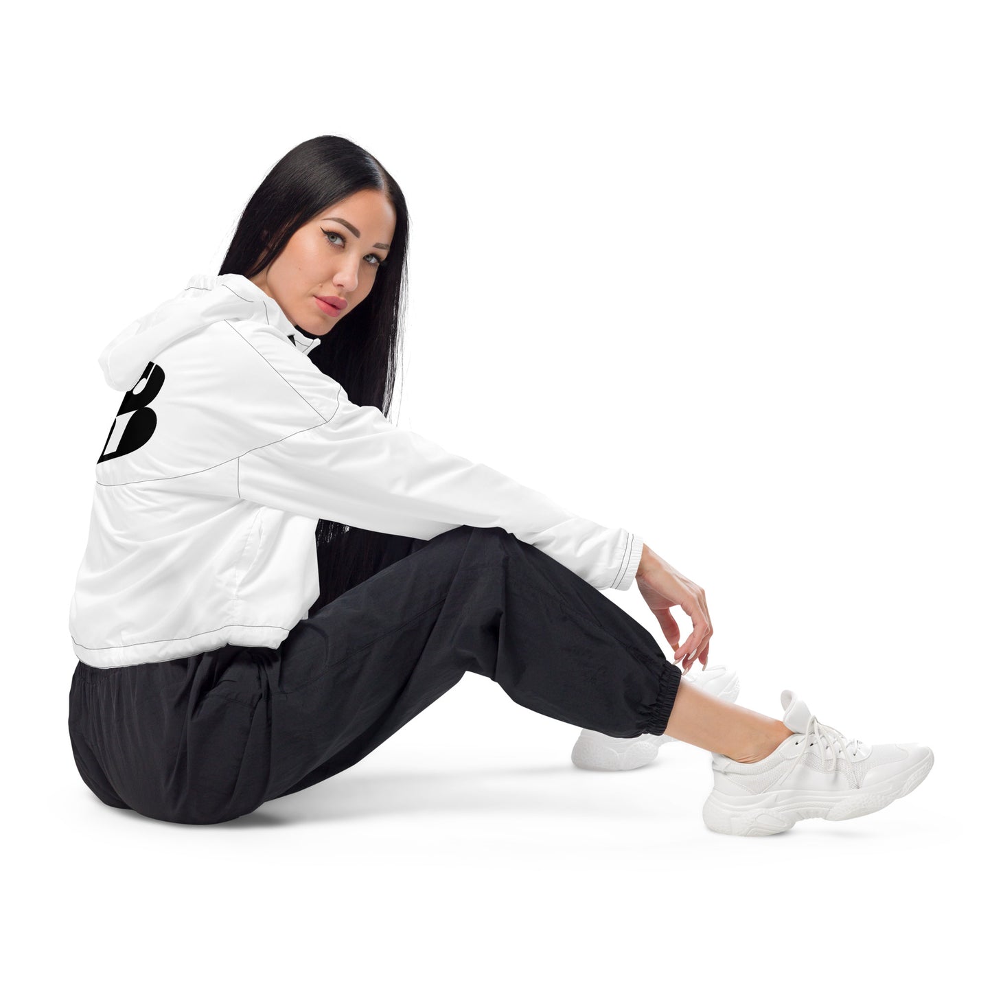 Women’s “Don’t Sleep”  cropped windbreaker