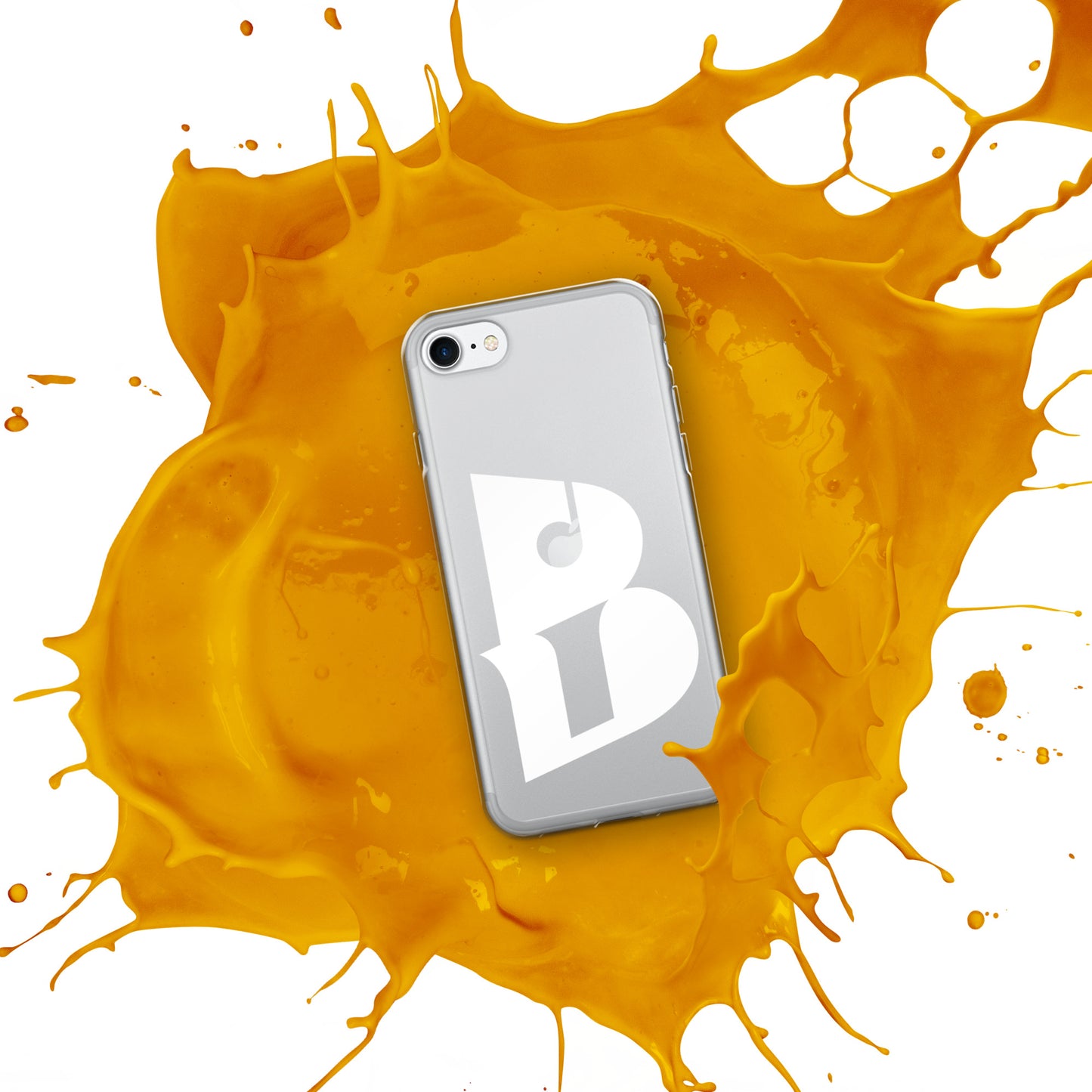 Clear Izy Beats Logo Case for iPhone®