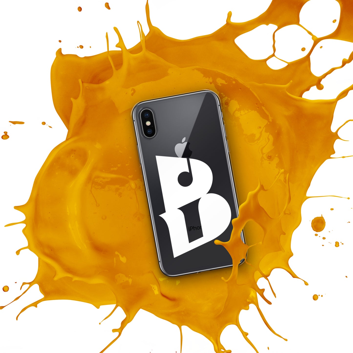 Clear Izy Beats Logo Case for iPhone®