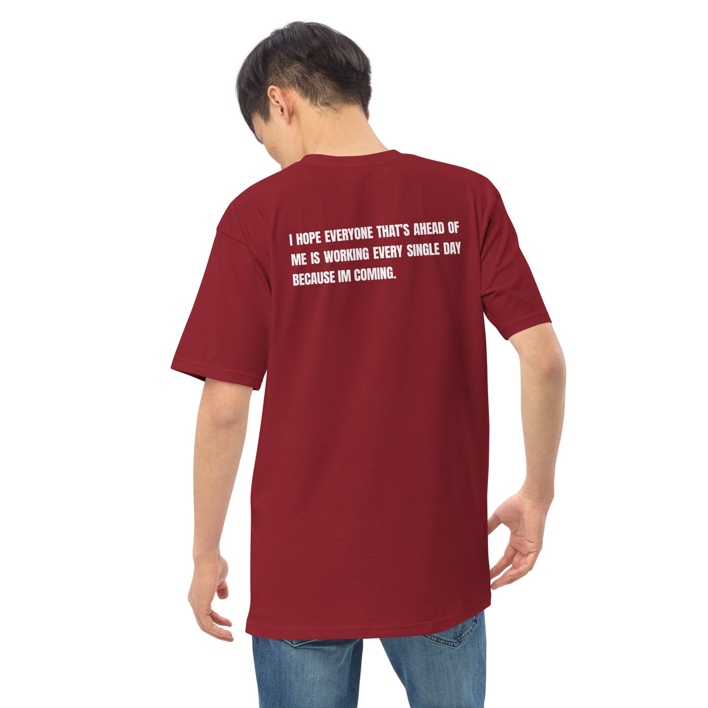 Men’s “I hope they’re working” premium heavyweight tee