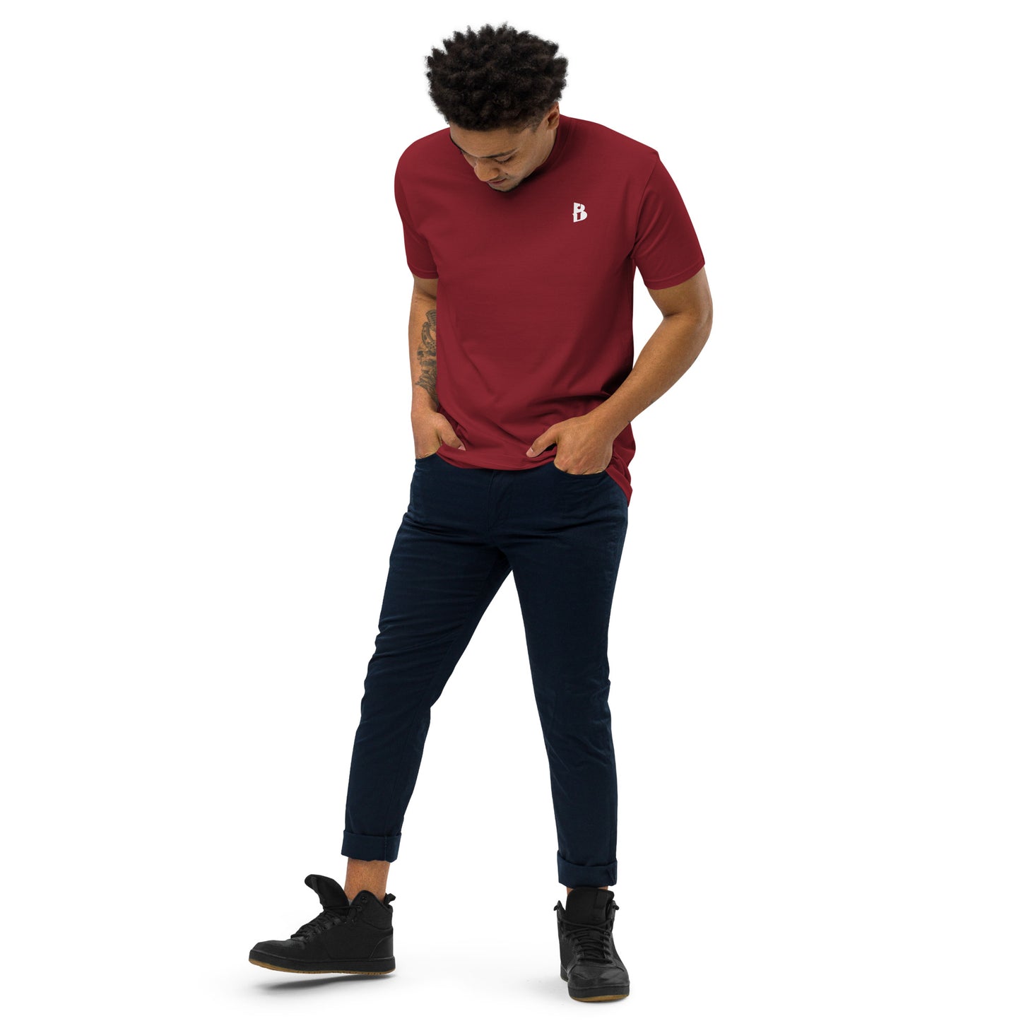 Men’s IzyBeats Logo premium heavyweight tee