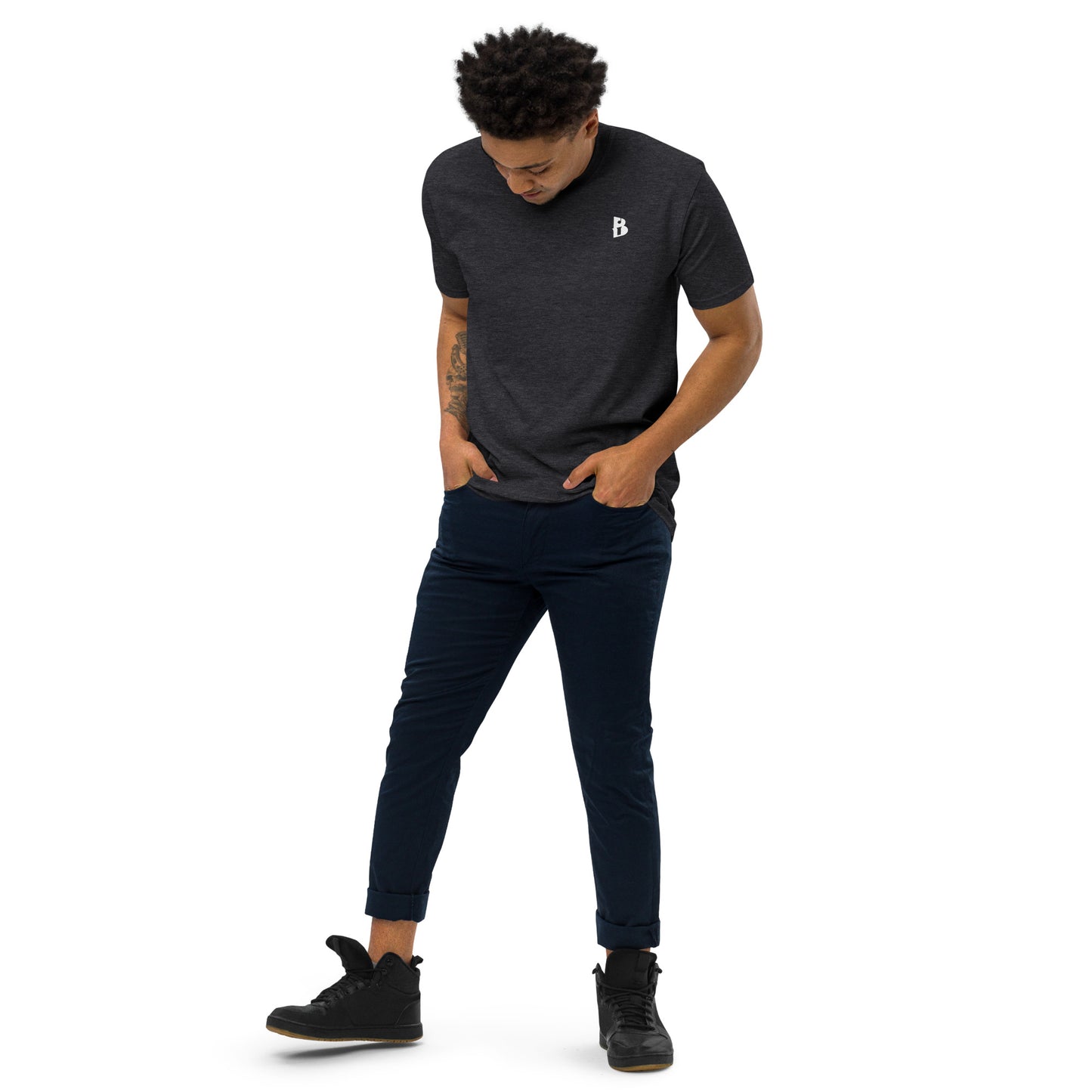 Men’s IzyBeats Logo premium heavyweight tee