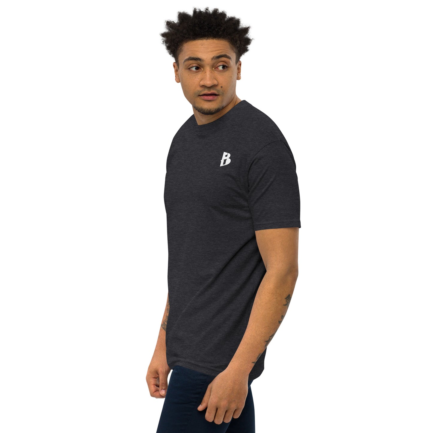 Men’s IzyBeats Logo premium heavyweight tee