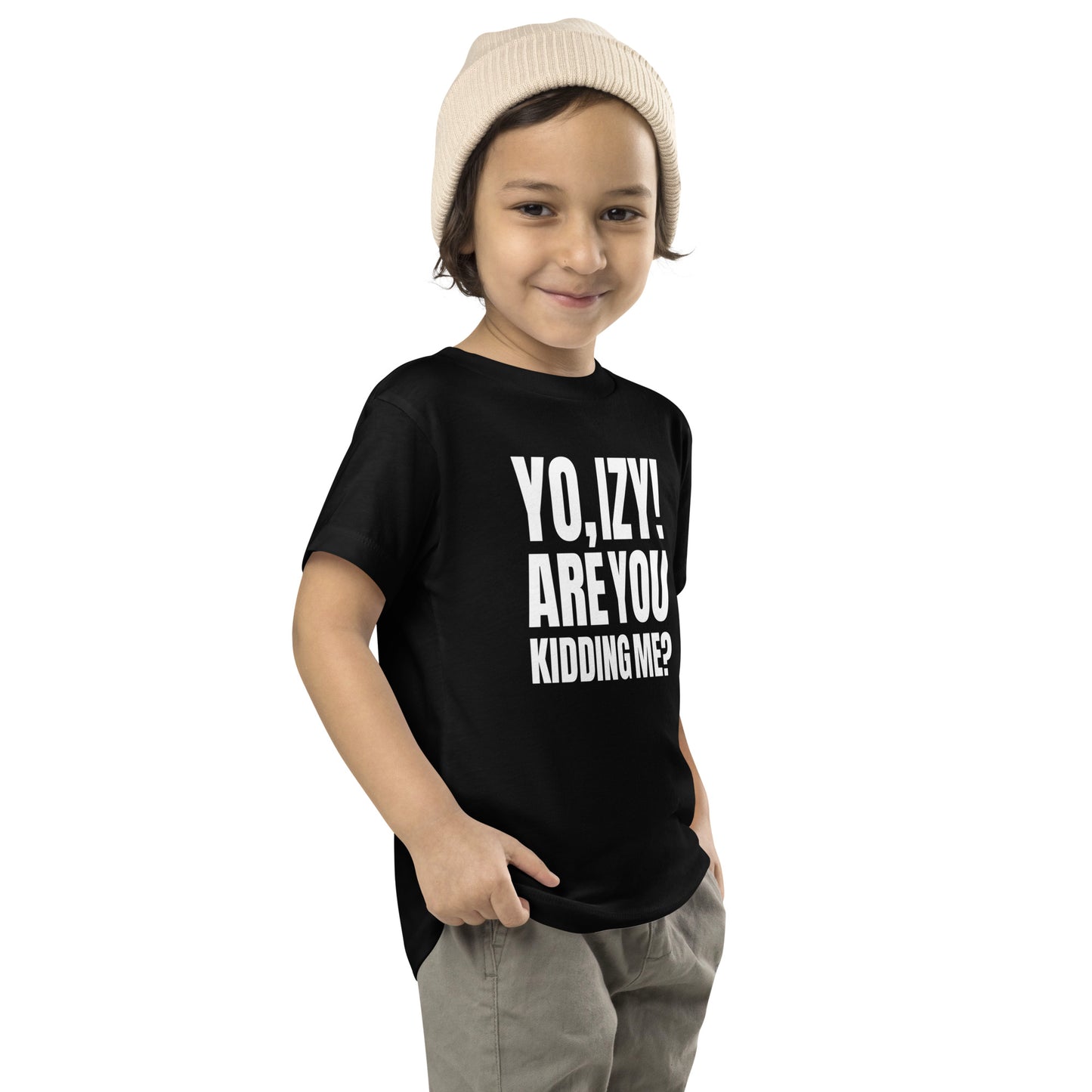 Toddler “Yo, Izy!” Short Sleeve Tee