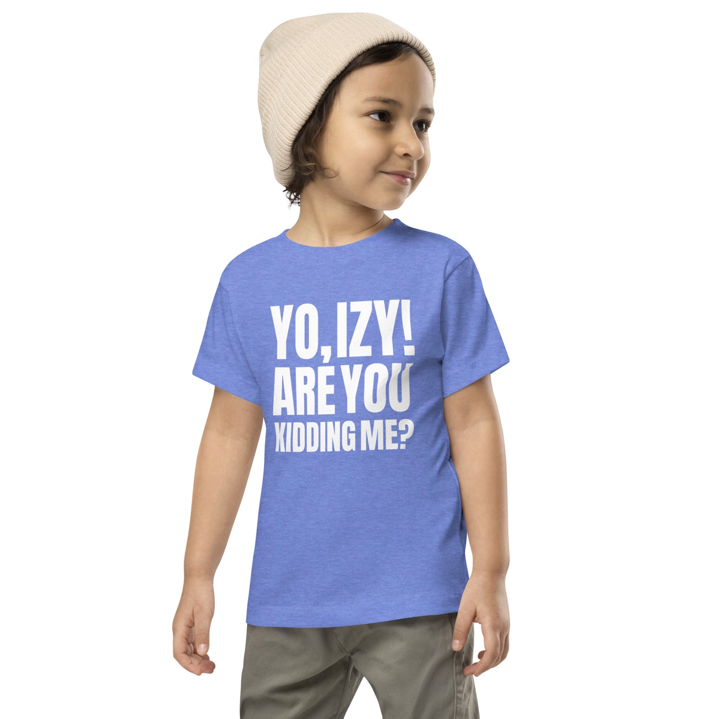 Toddler “Yo, Izy!” Short Sleeve Tee