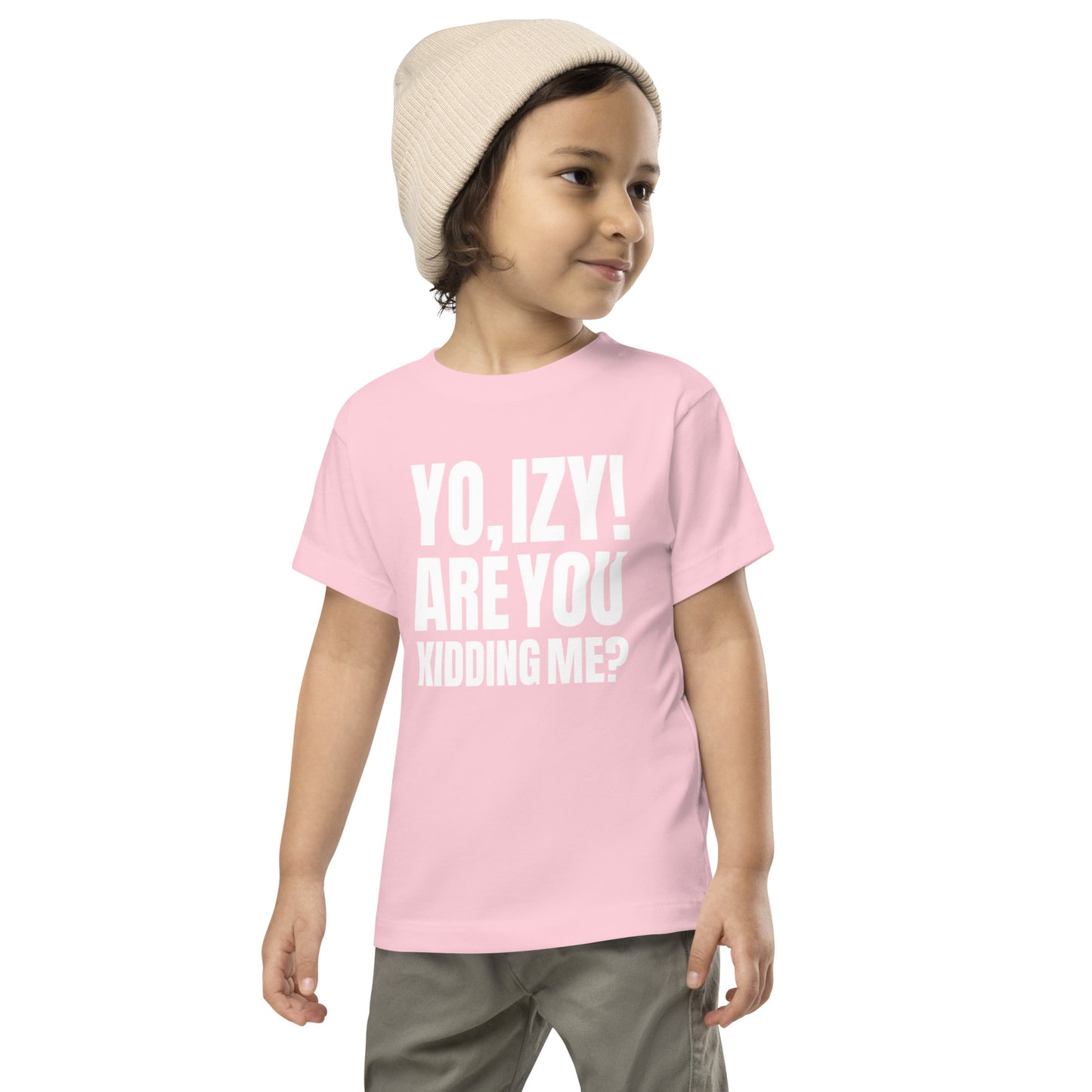 Toddler “Yo, Izy!” Short Sleeve Tee