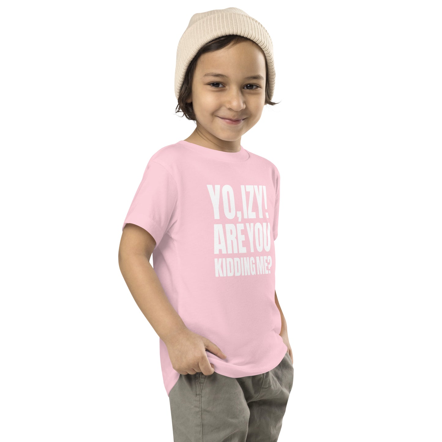 Toddler “Yo, Izy!” Short Sleeve Tee