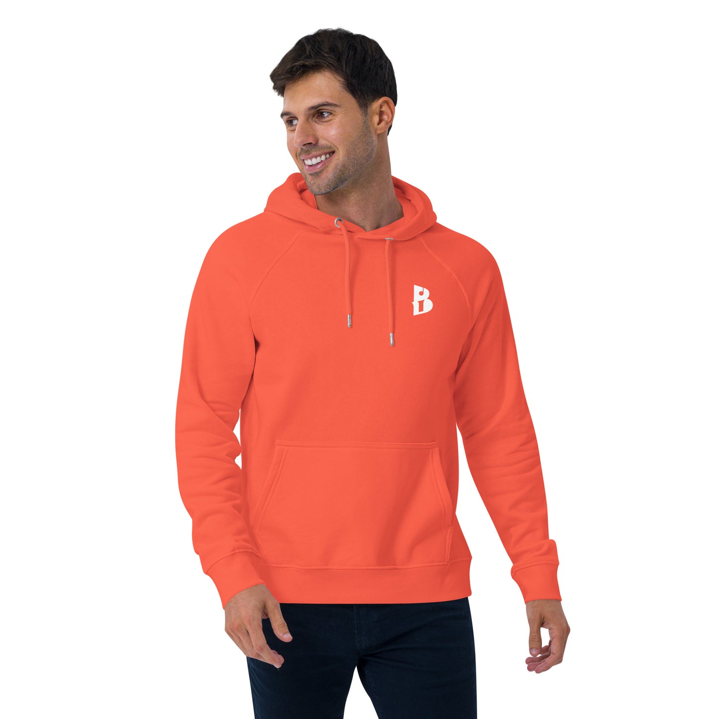 Unisex “Yo,Izy!” eco raglan hoodie