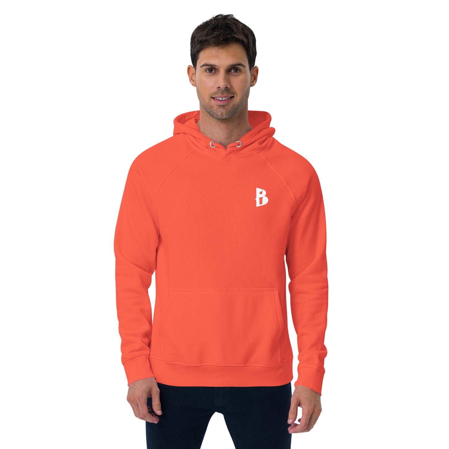 Unisex “Yo,Izy!” eco raglan hoodie