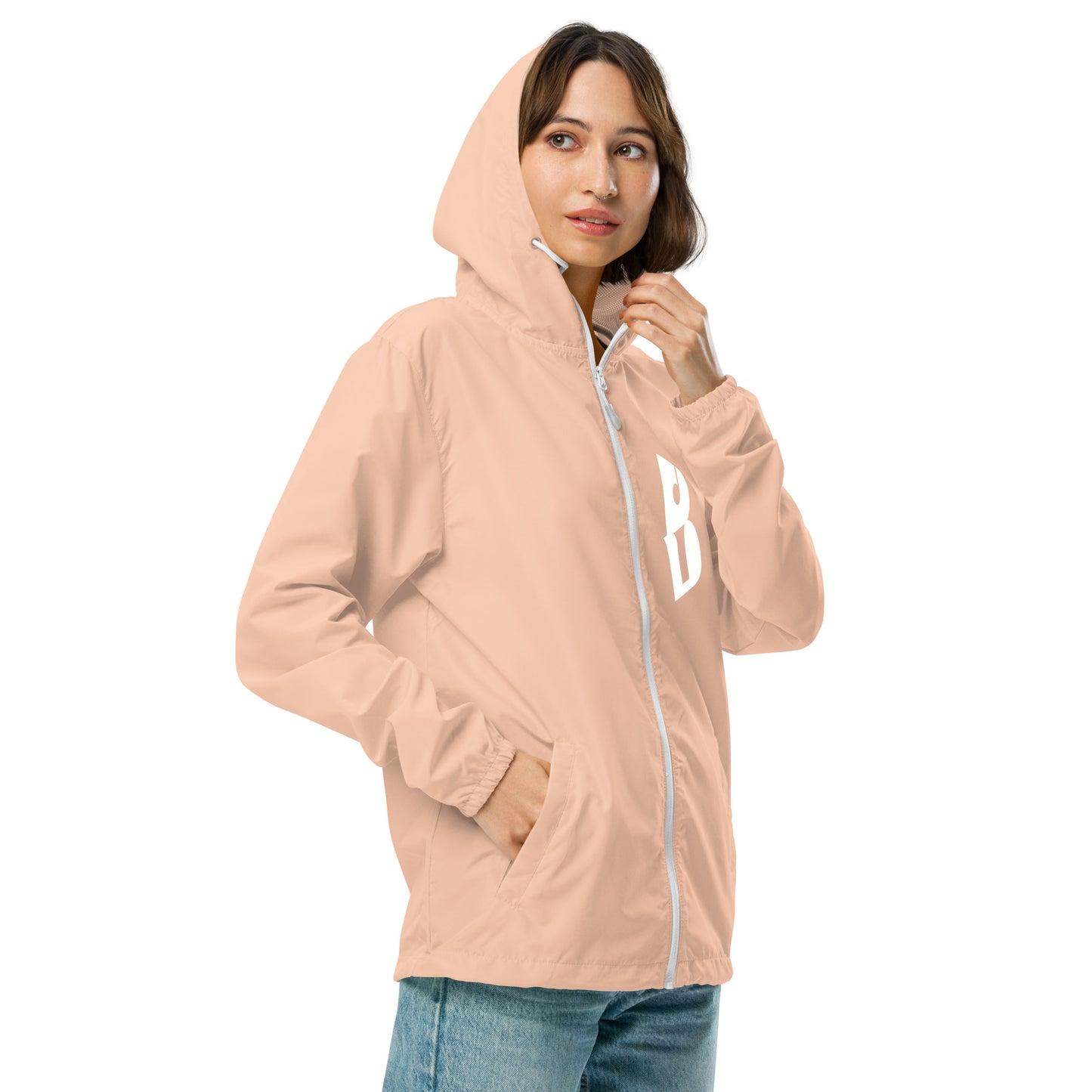 Unisex IzyBeats lightweight zip up windbreaker
