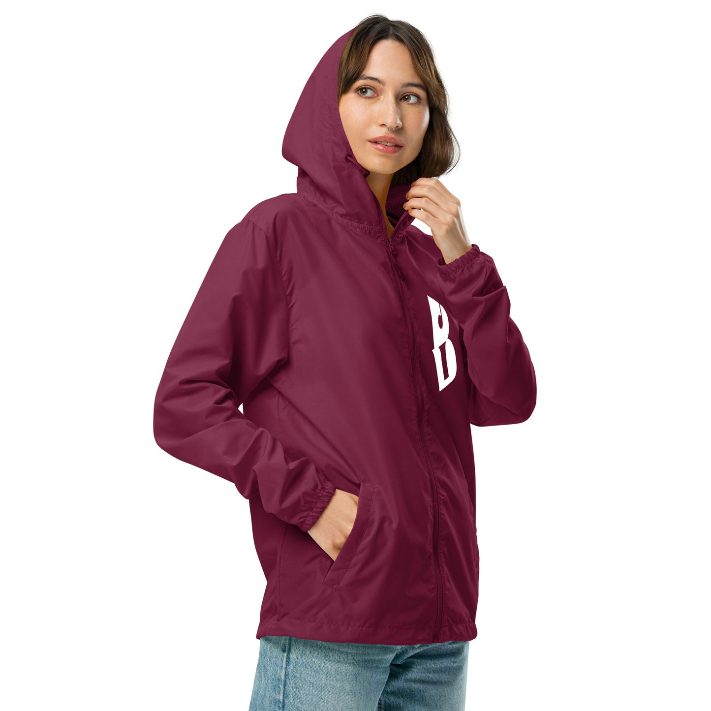 Unisex IzyBeats lightweight zip up windbreaker