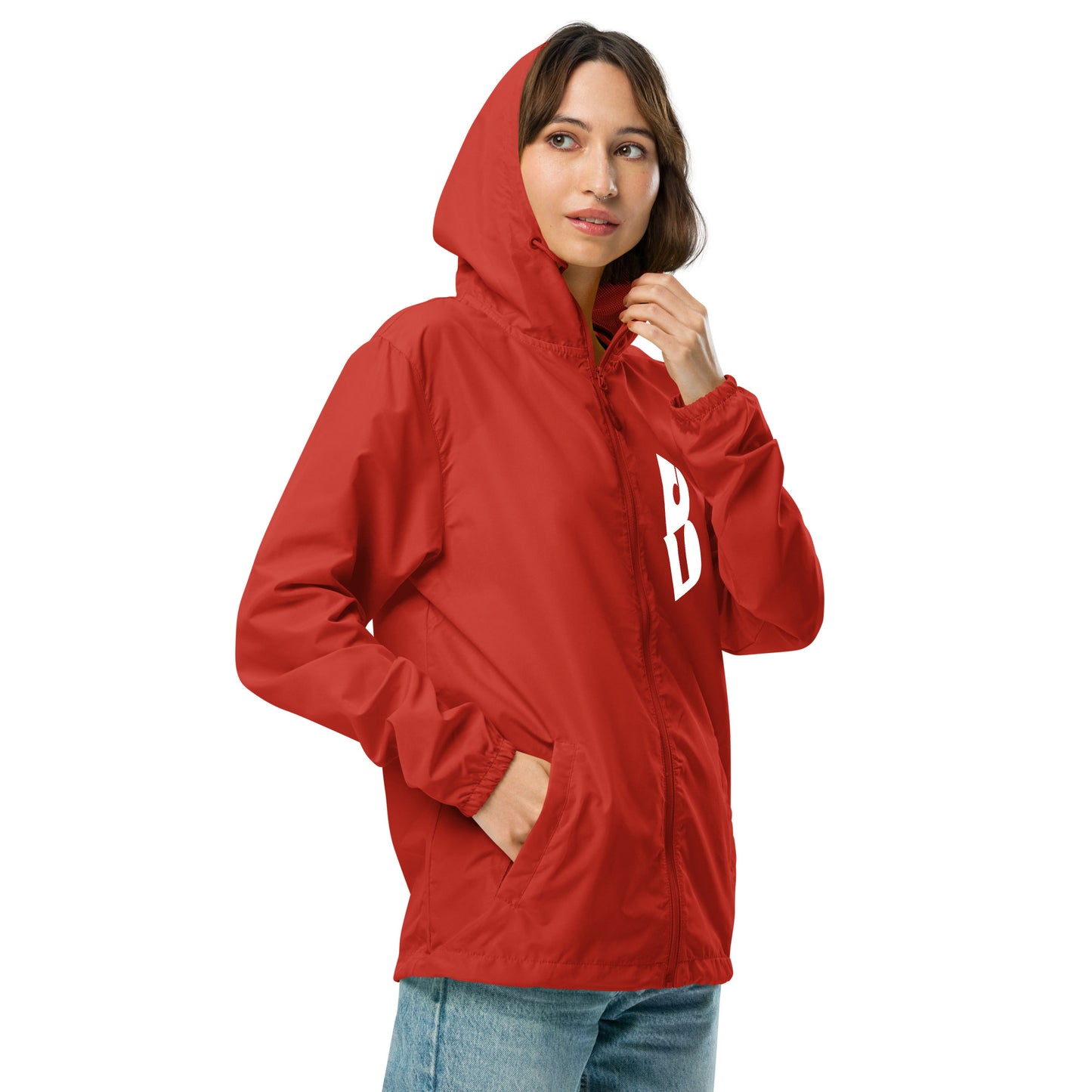 Unisex IzyBeats lightweight zip up windbreaker