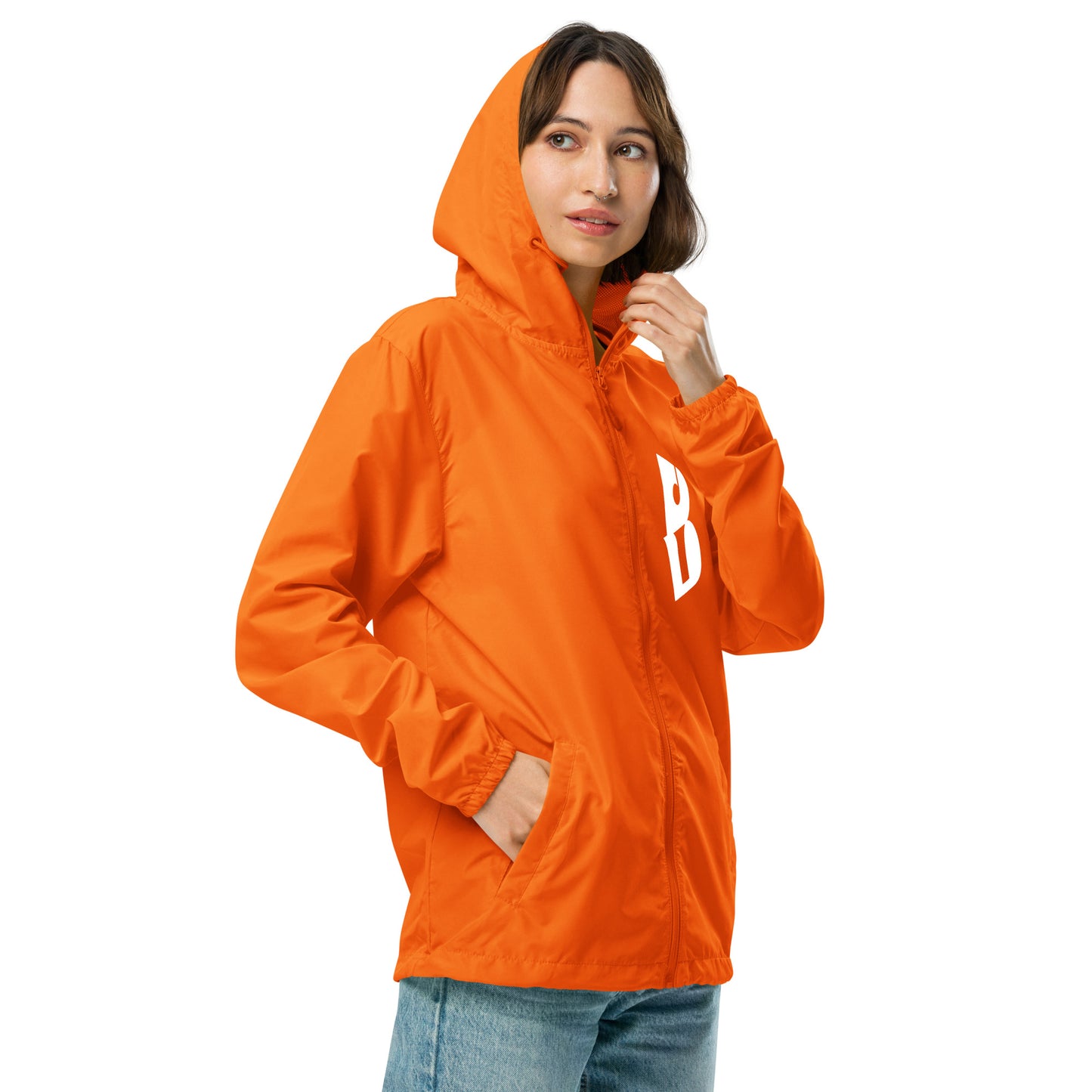 Unisex IzyBeats lightweight zip up windbreaker