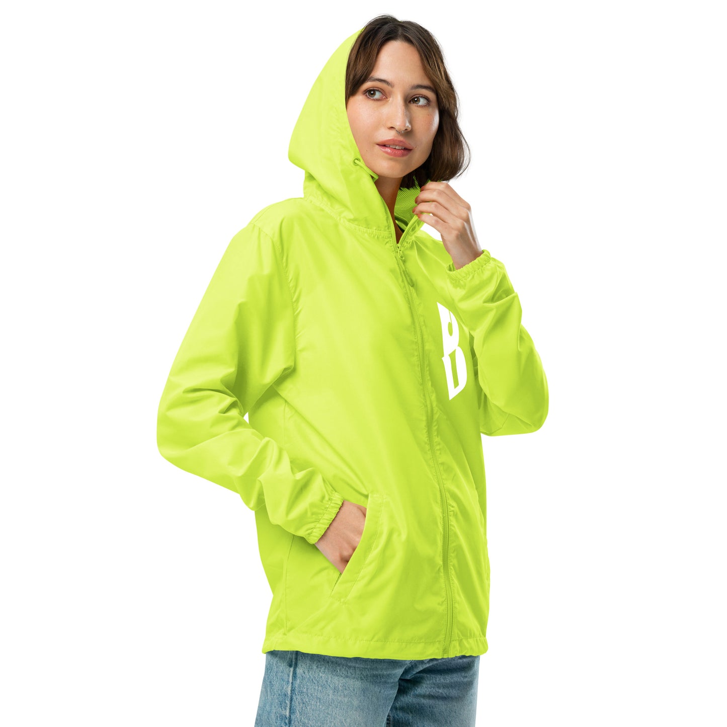 Unisex IzyBeats lightweight zip up windbreaker